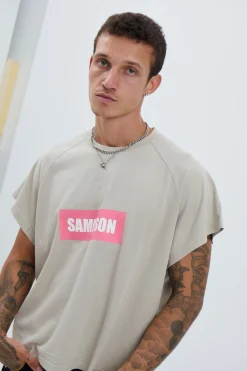 Raglan Crop Box Tank Chest