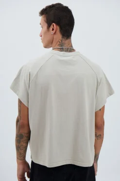 Raglan Crop Box Tank Chest