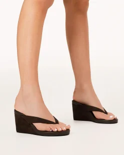 Ravyn Heel Dark Cacao Suede