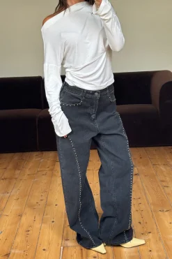 Reese Jean Washed Black