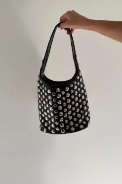 Riley Studded Bag Black