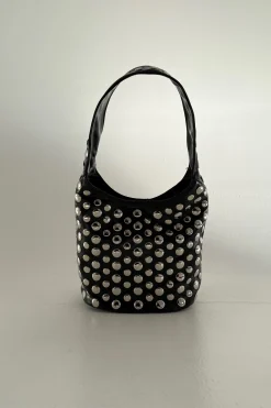 Riley Studded Bag Black