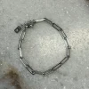 Roman Paperclip Chain Bracelet Stainless Steel
