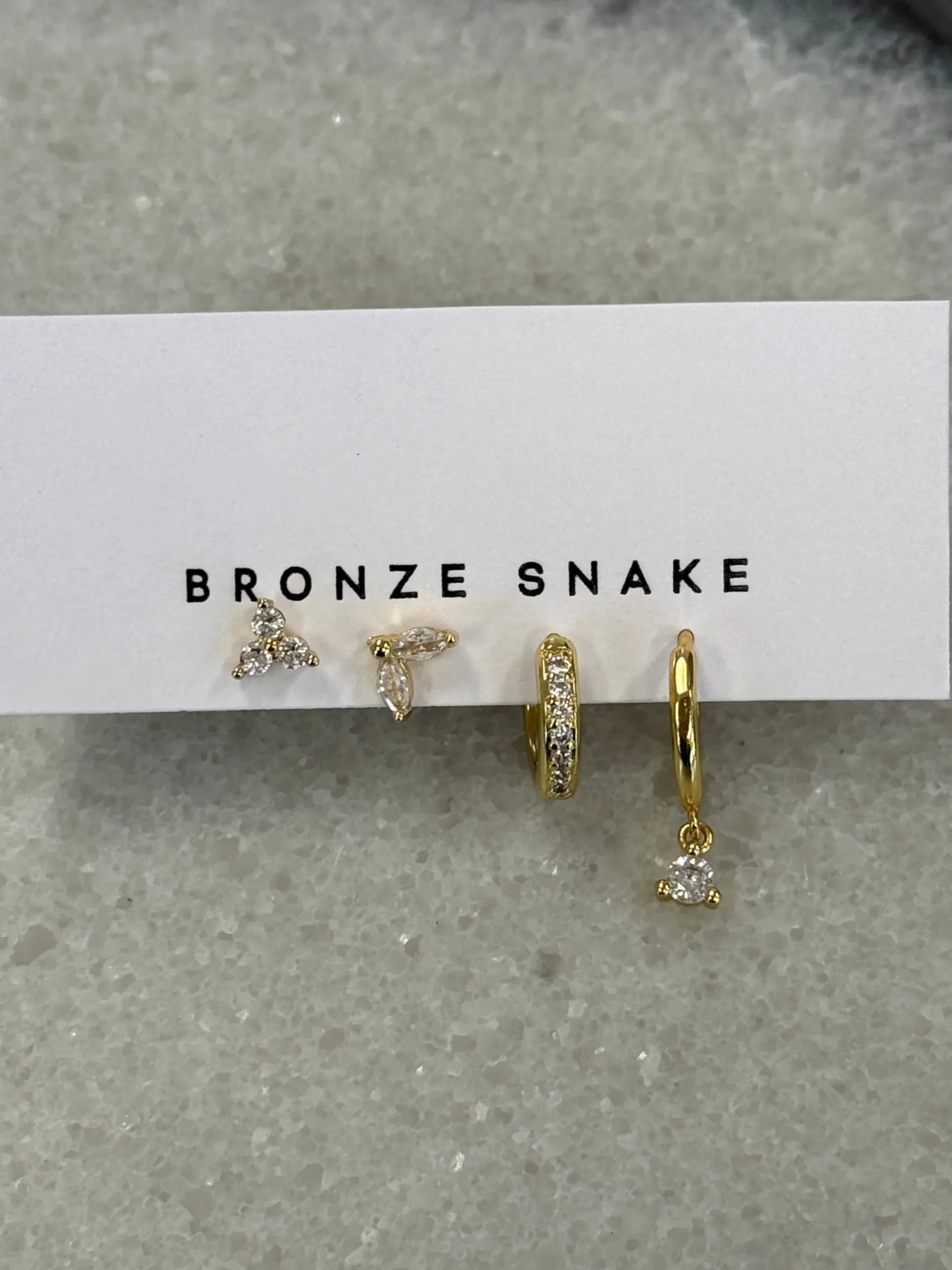 Romi Stacker Earring Set 18k Gold Plated