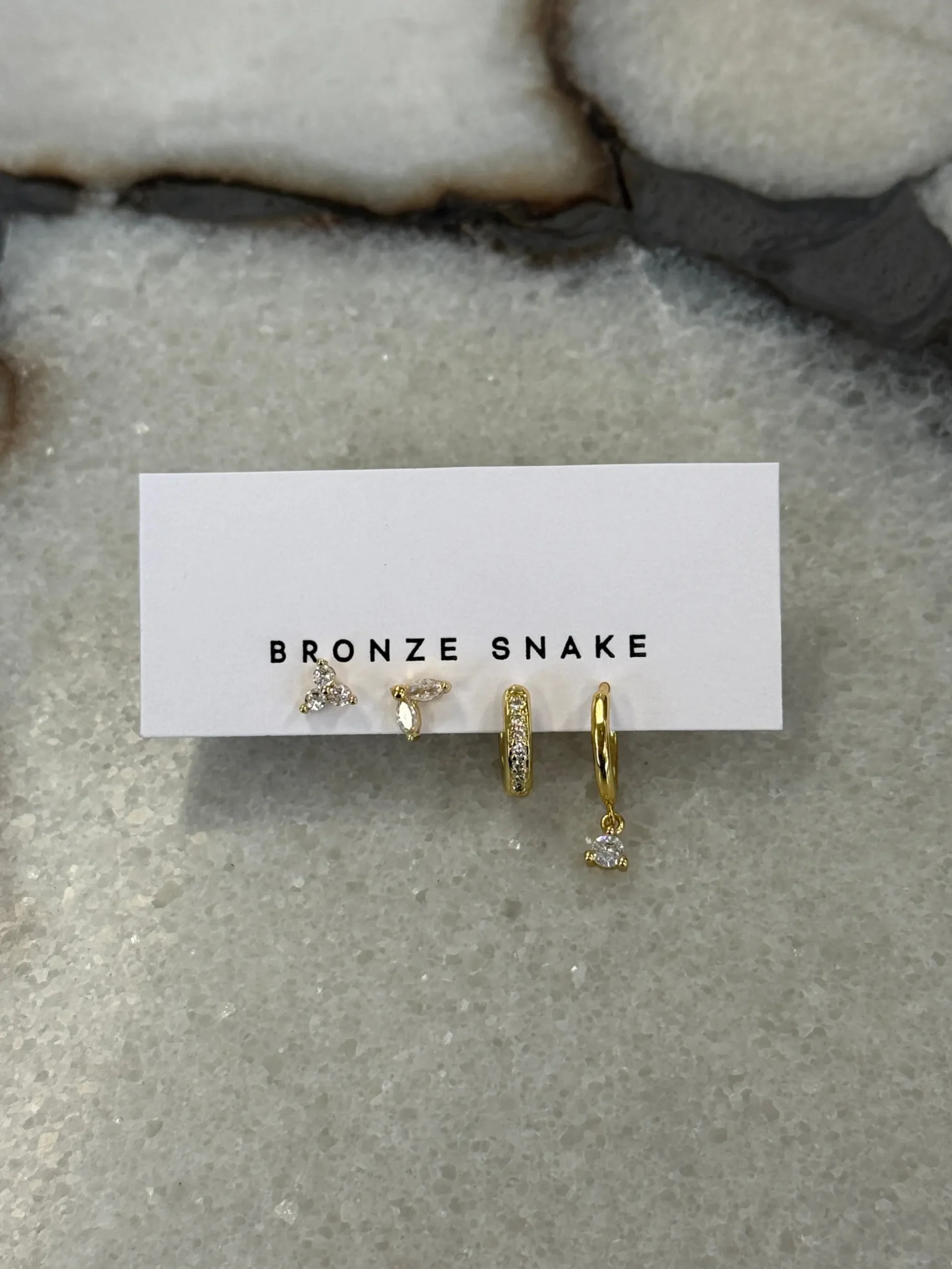 Romi Stacker Earring Set 18k Gold Plated