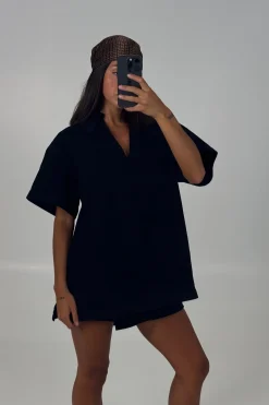 Rosemary Denim Shirt Washed Black