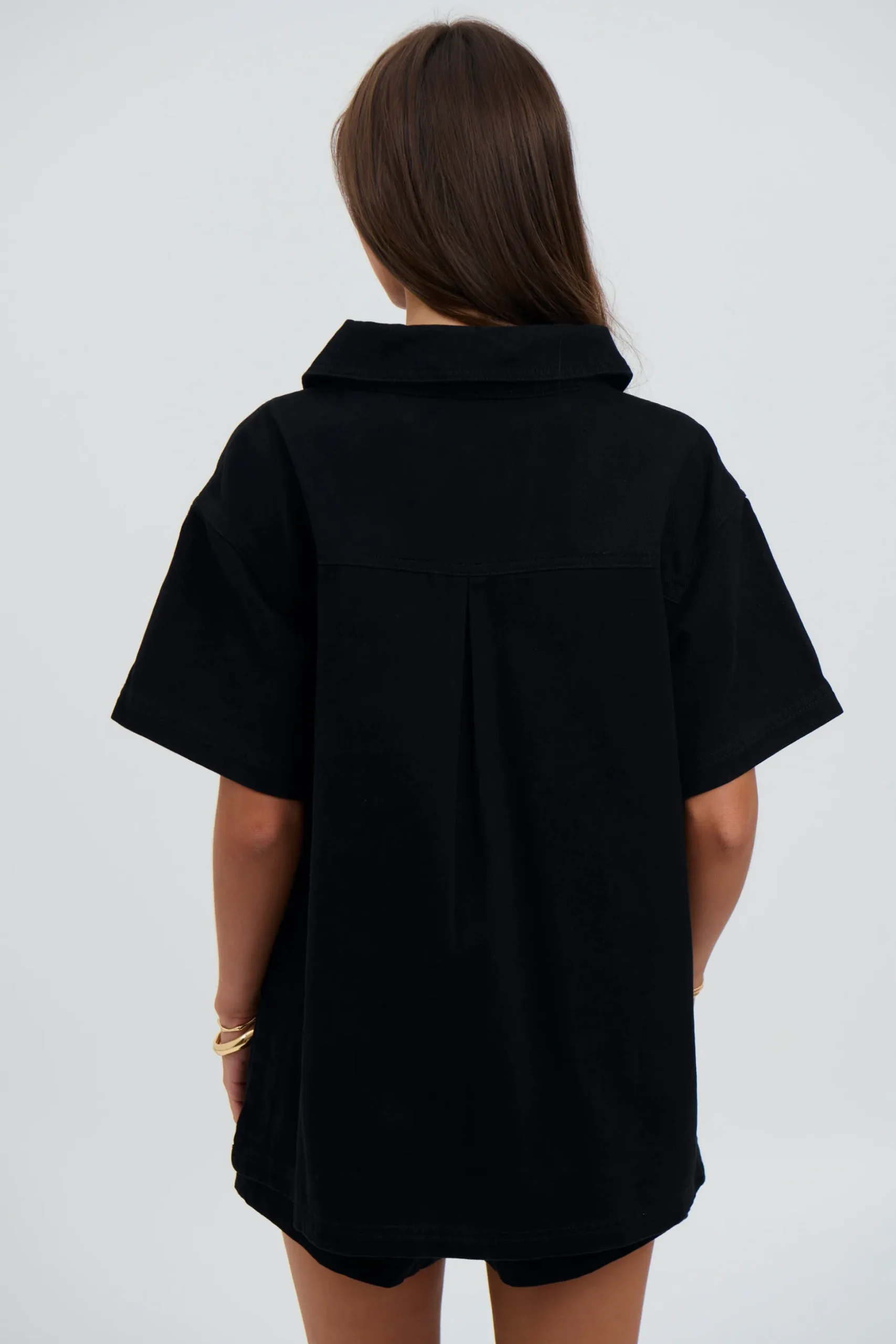 Rosemary Denim Shirt Washed Black