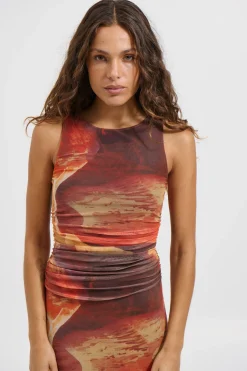 Rossi Maxi Dress Sunset