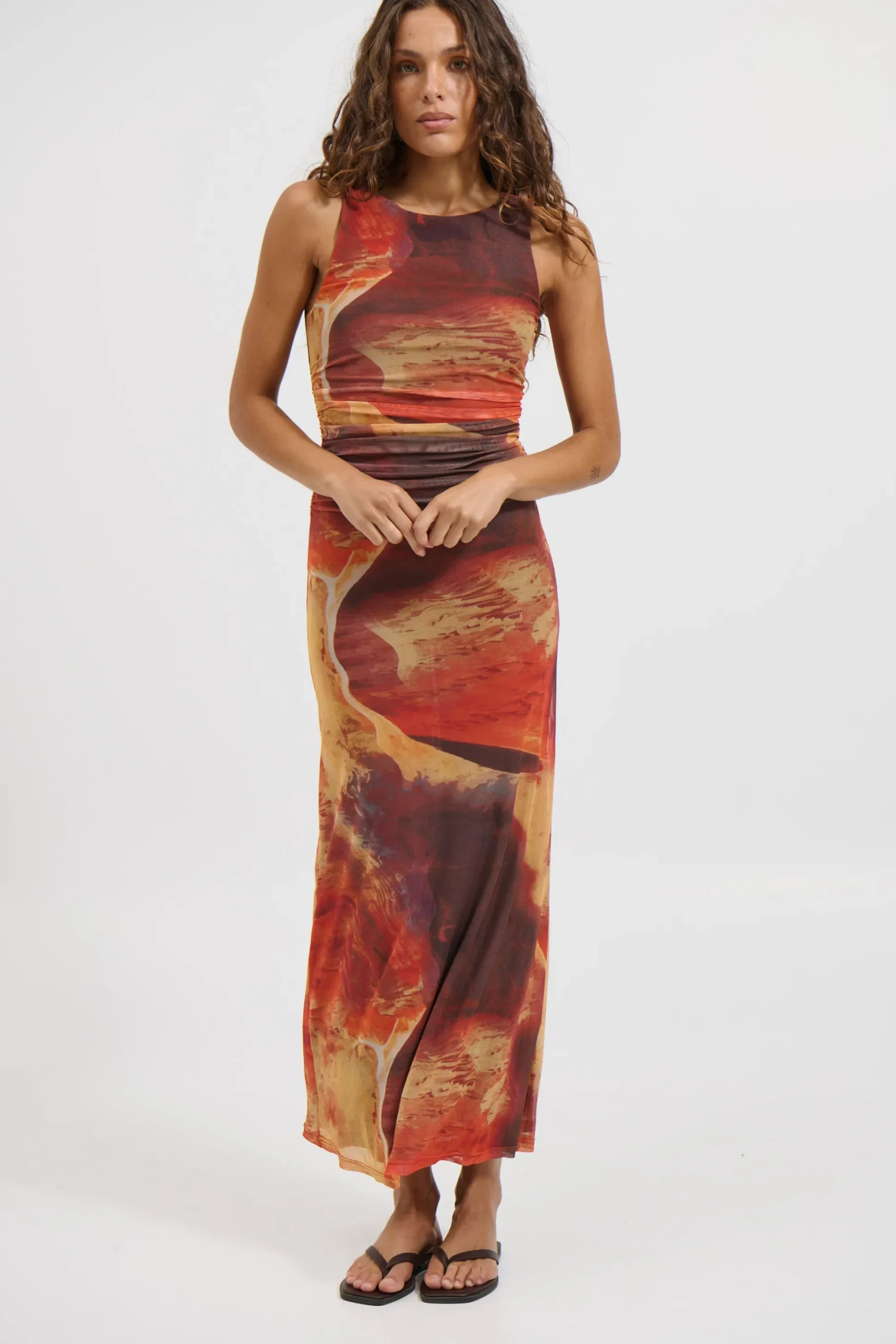 Rossi Maxi Dress Sunset