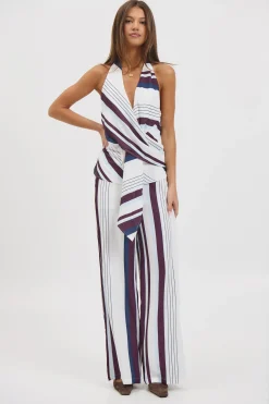 Rowena Pant Stripe Print