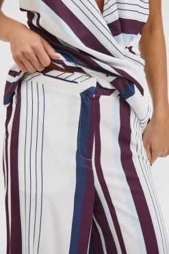 Rowena Pant Stripe Print