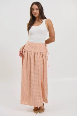 Rylan Maxi Skirt Orange