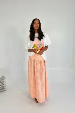 Rylan Maxi Skirt Orange