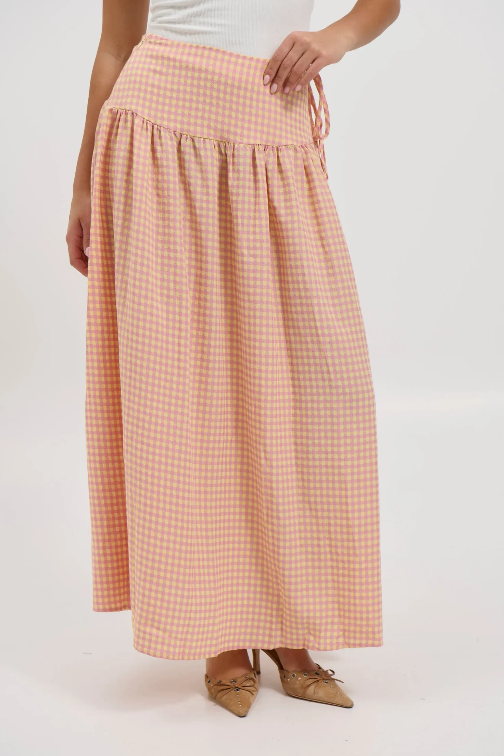 Rylan Maxi Skirt Orange