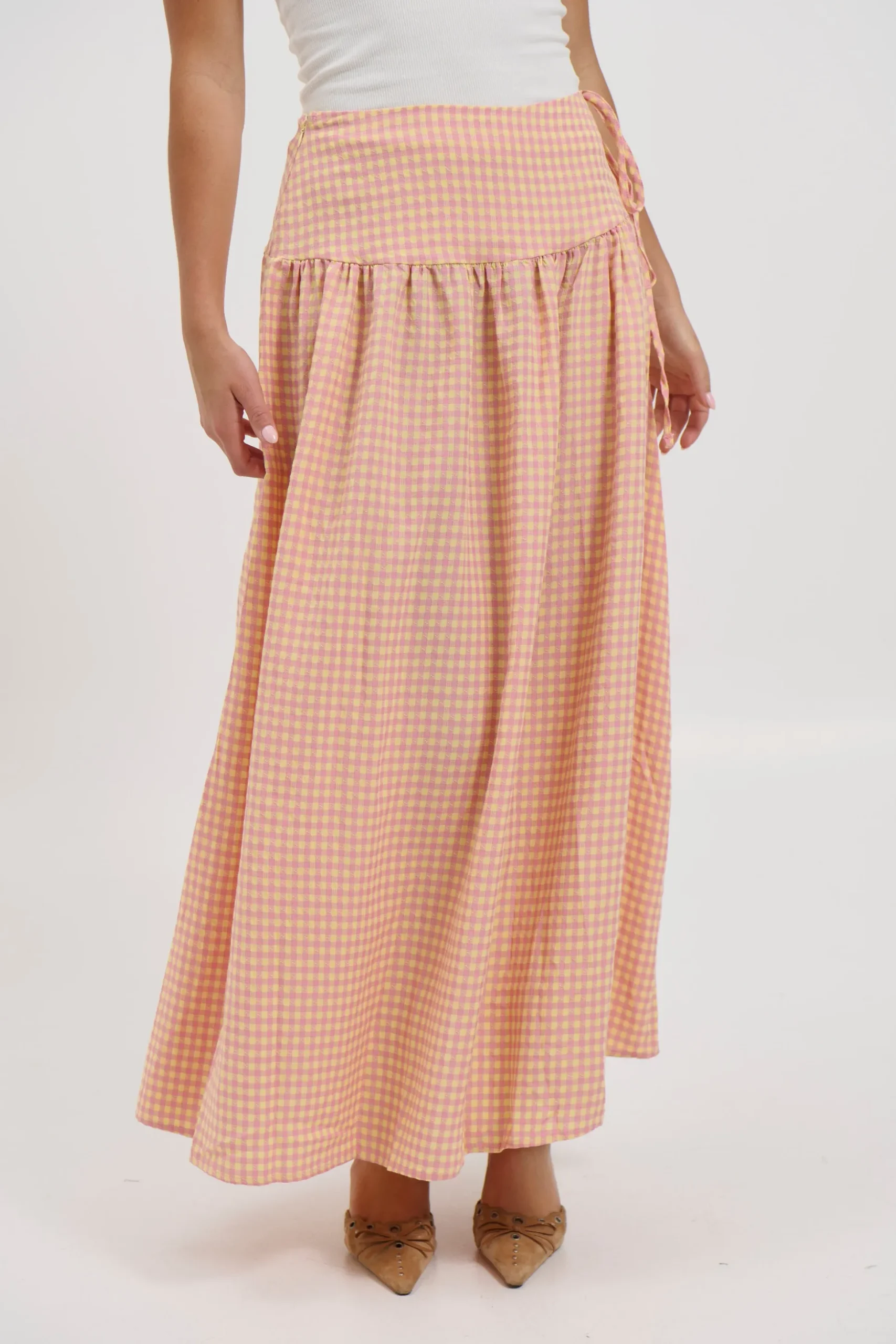 Rylan Maxi Skirt Orange