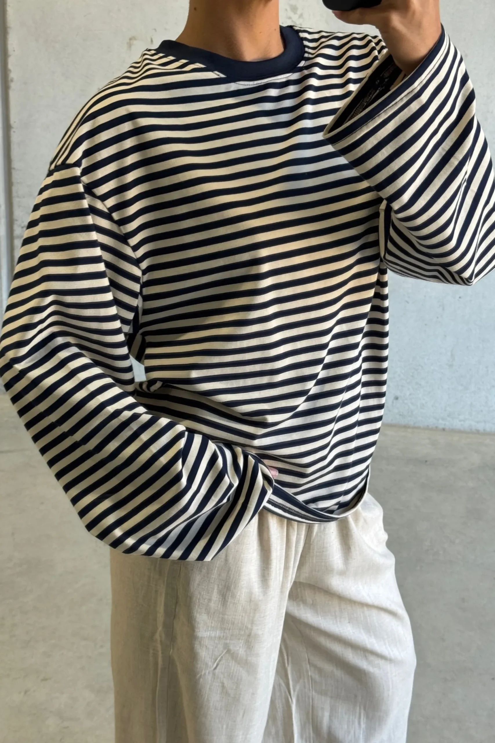 Sadie Long Sleeve Navy