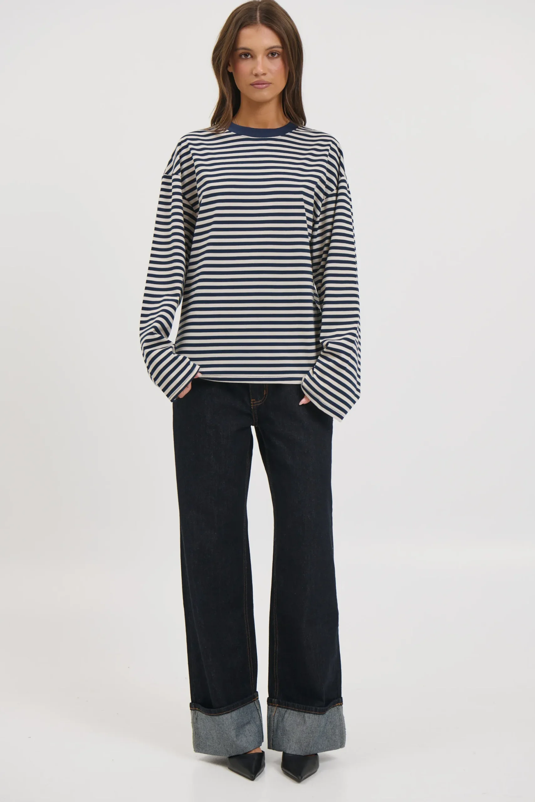 Sadie Long Sleeve Navy