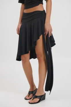 Safari Midi Skirt Noir