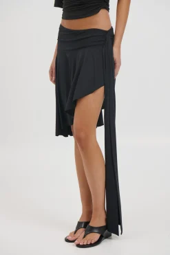 Safari Midi Skirt Noir