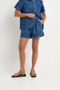 Sally Short Dark Blue