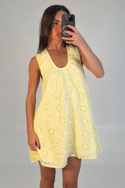 Samira Mini Dress Lemon
