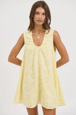 Samira Mini Dress Lemon