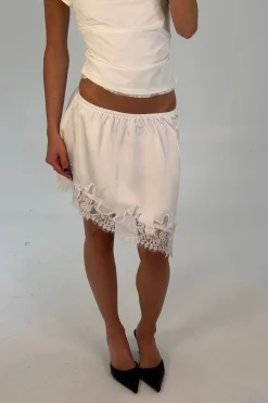 Sammi Lace Mini Skirt White