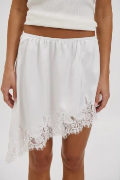 Sammi Lace Mini Skirt White