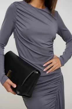 Sandy Mini Dress Dark Grey