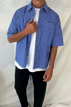 Scott Shirt Blue Stripe