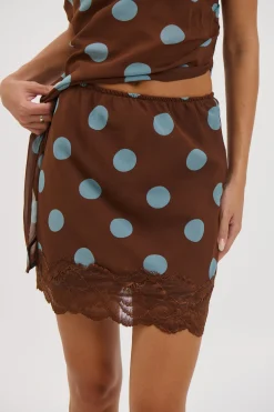 Shay Mini Skirt Chocolate