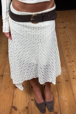 Shea Midi Skirt Cream
