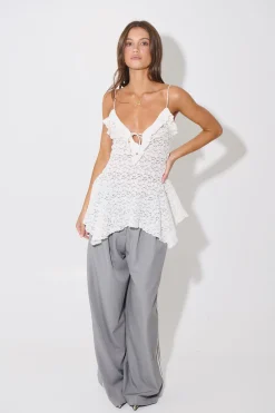 Sherridan Lace Top White