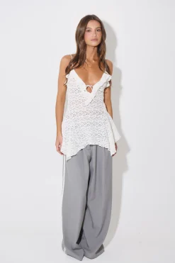 Sherridan Lace Top White