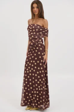 Skylar Midi Dress Mocha