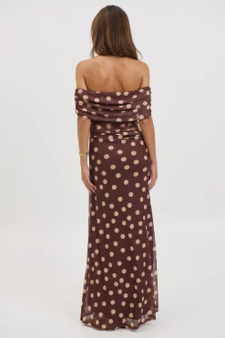 Skylar Midi Dress Mocha