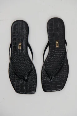 Square Toe Lily Sable Croc