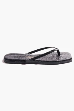 Square Toe Lily Sable Croc