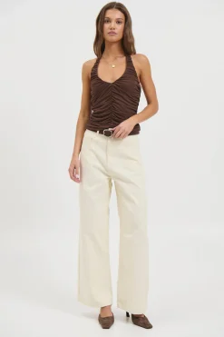 Starla Halter Top Choc