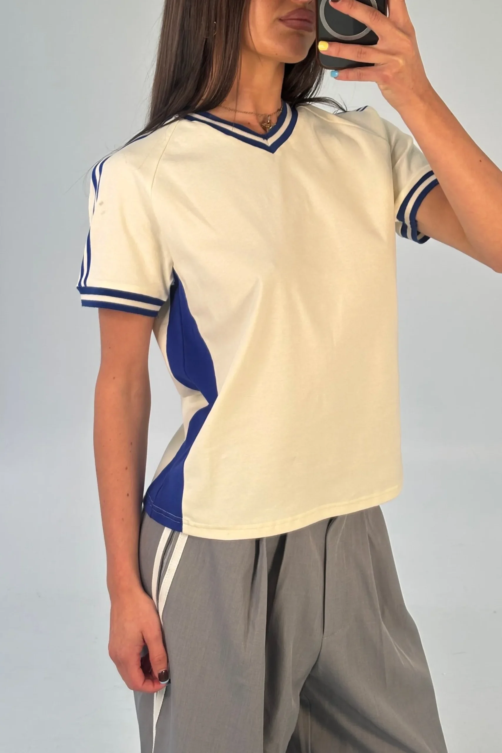 Starlet Tee Midnight Stripe