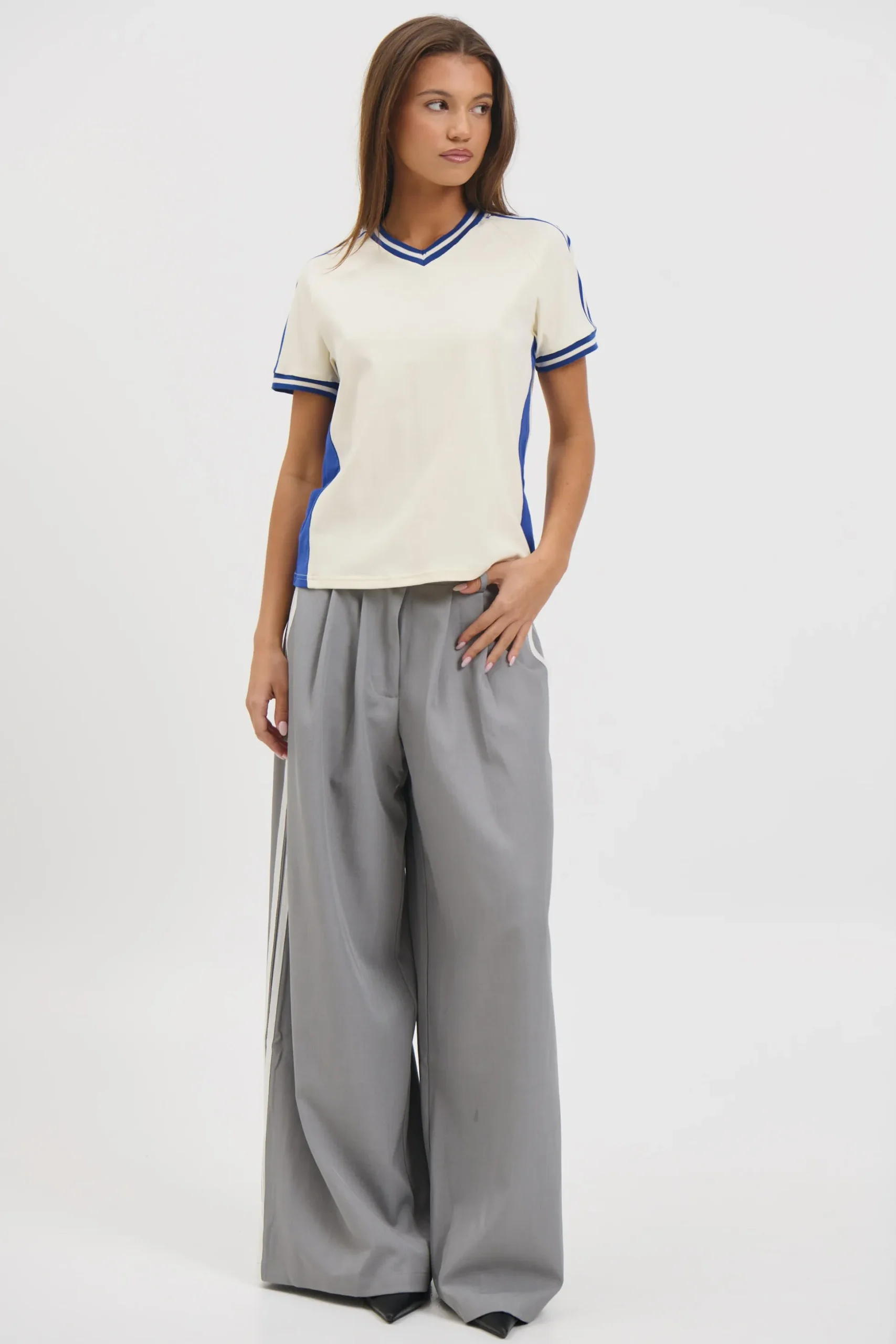 Starlet Tee Midnight Stripe