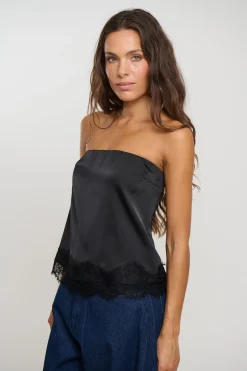 Stassie Strapless Top Black