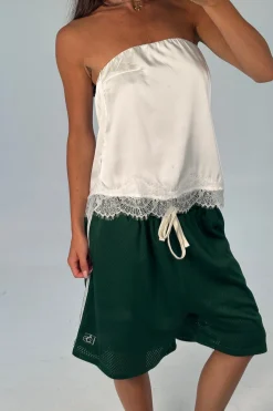 Stassie Strapless Top White