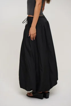 Stevie Midi Skirt Black