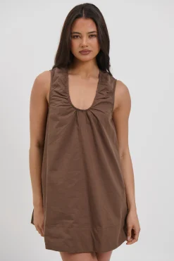 Sydney Mini Dress Chocolate