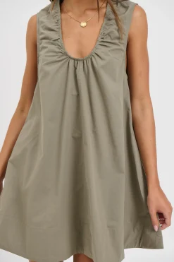 Sydney Mini Dress Khaki