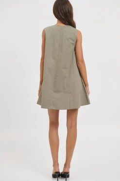 Sydney Mini Dress Khaki