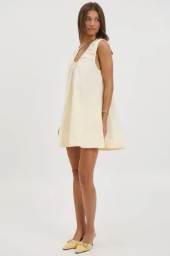 Sydney Mini Dress Lemon