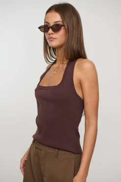 Tali Halter Top Chocolate