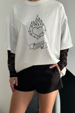 Tequila Lace Tee White